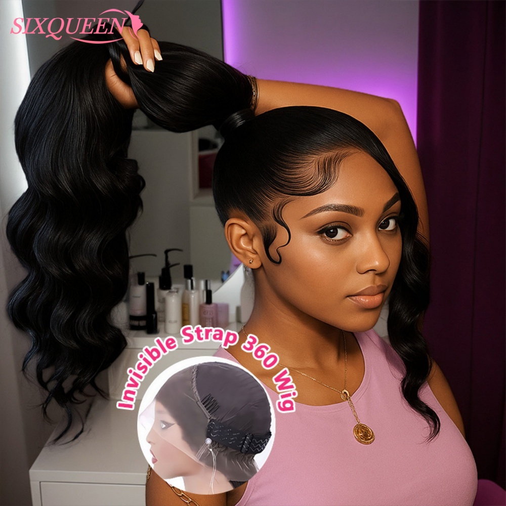 HD 360 pleine perruque de dent - Human Hair Wigs avis et prix